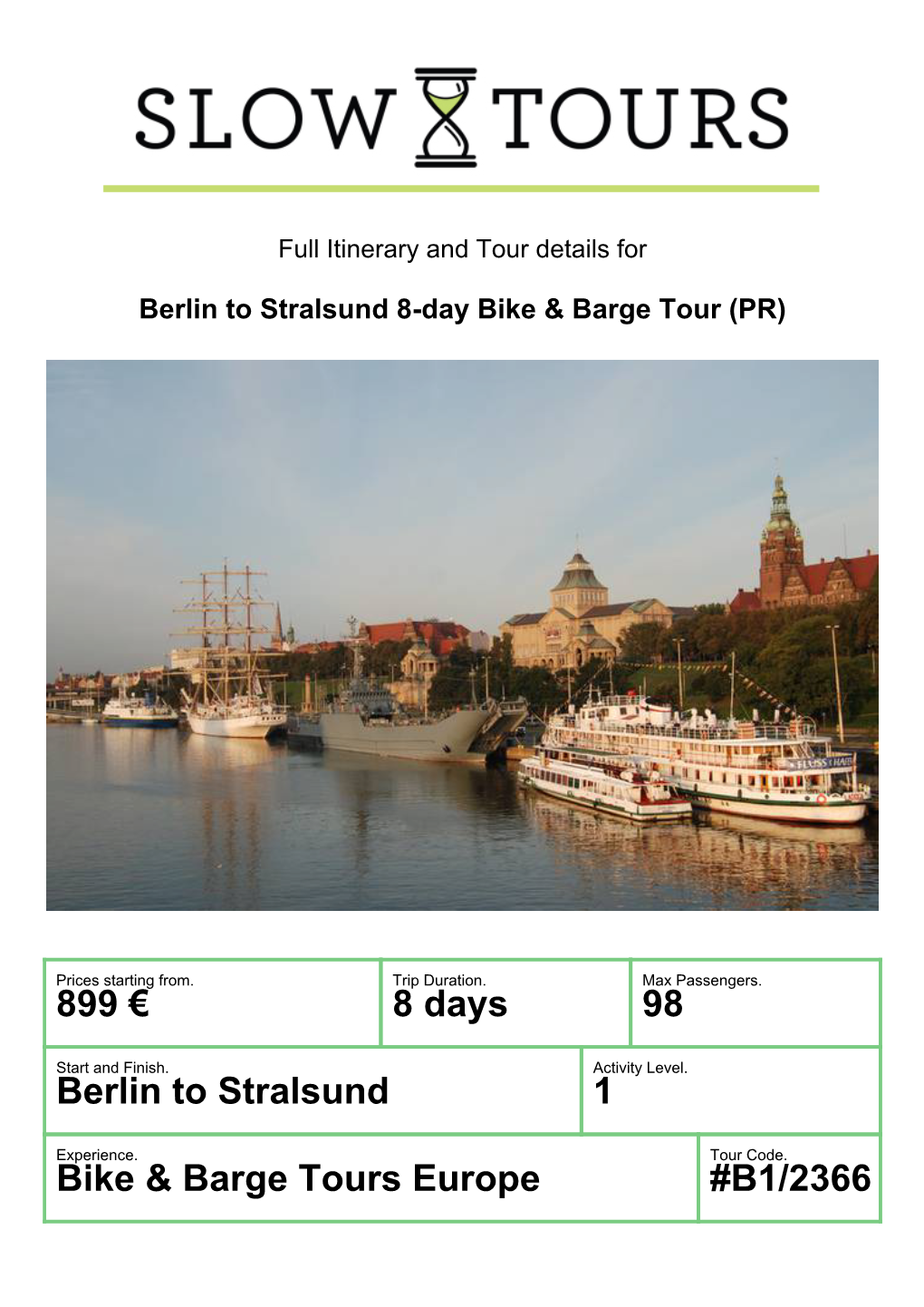 Bike & Barge Tours Europe