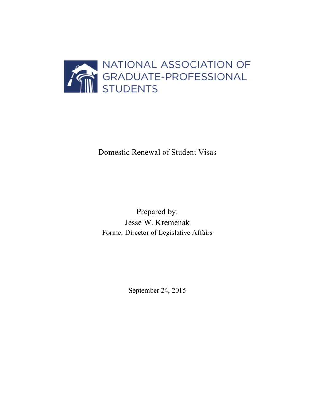 Domestic Renewal of Student Visas