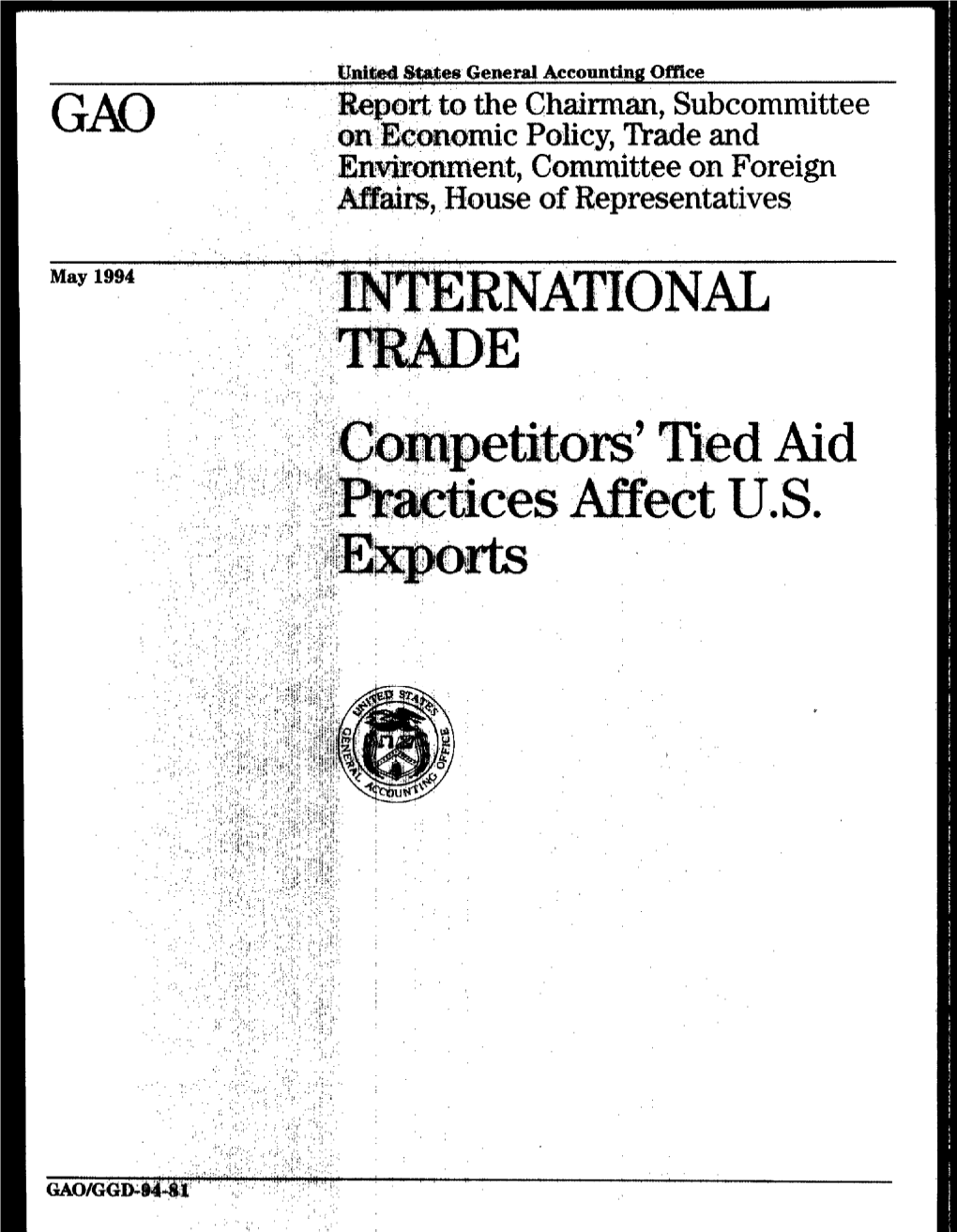 Competitors' Tied Aid Practices Affect US Exports
