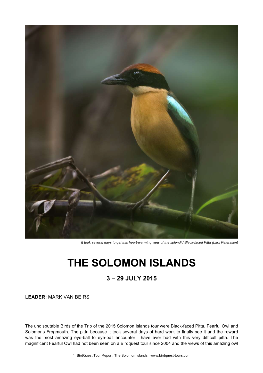 The Solomon Islands