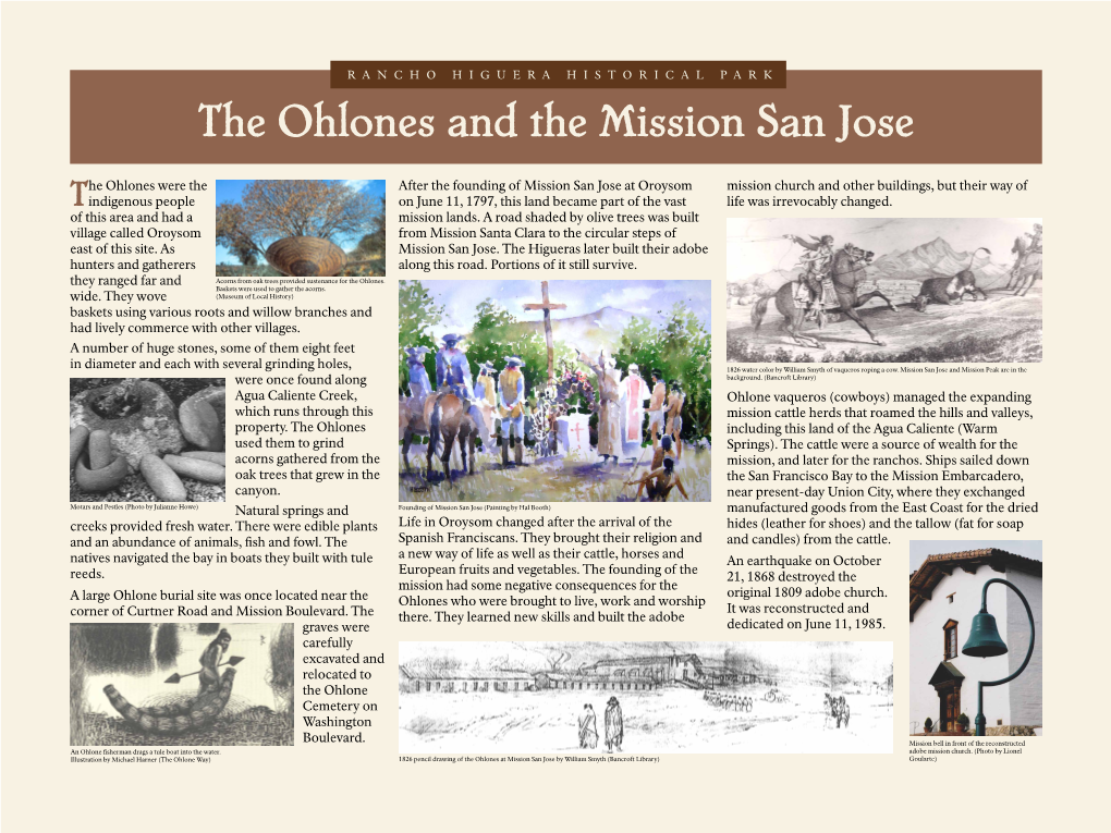 Information Panels at the Rancho Higuera Historical Park