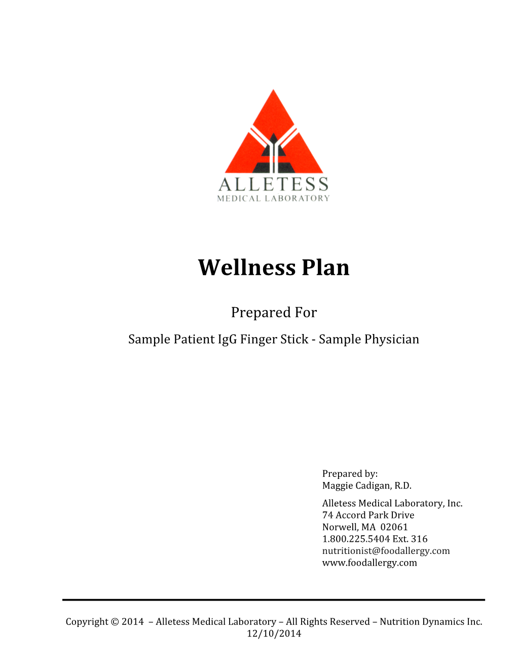 Wellness Plan