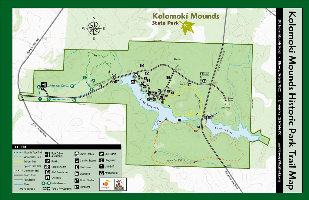 Kolomoki Mounds Historic Park Trail