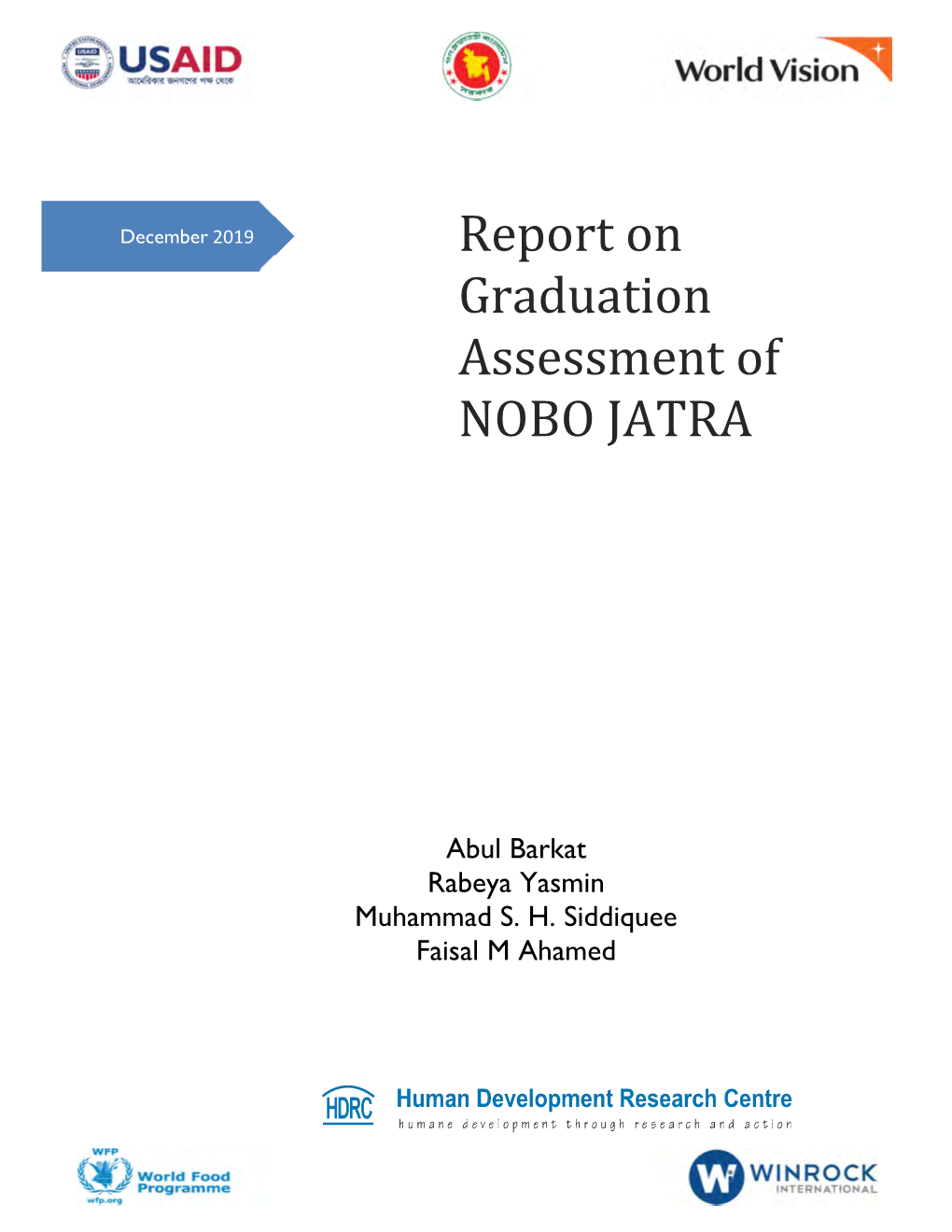 Report on Graduation Assessment of NOBO JATRA