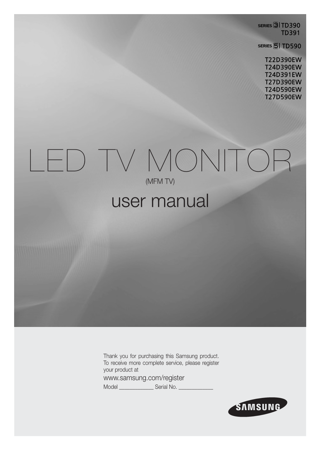 LED TV MONITOR (MFM TV) User Manual