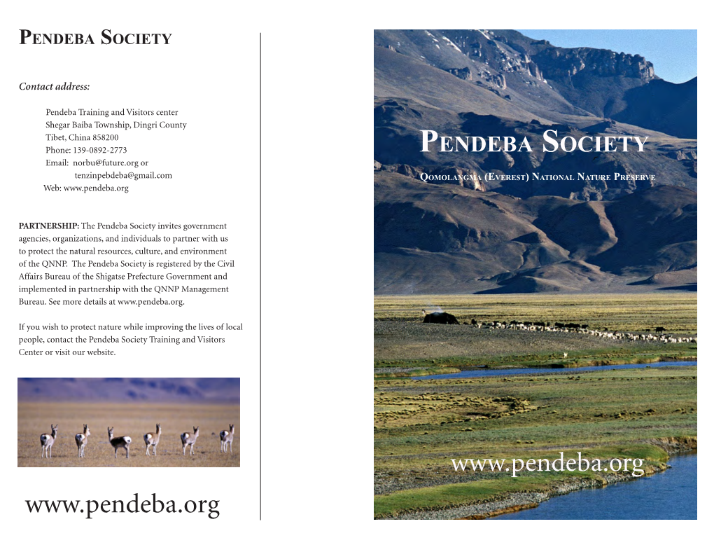 Pendeba Society