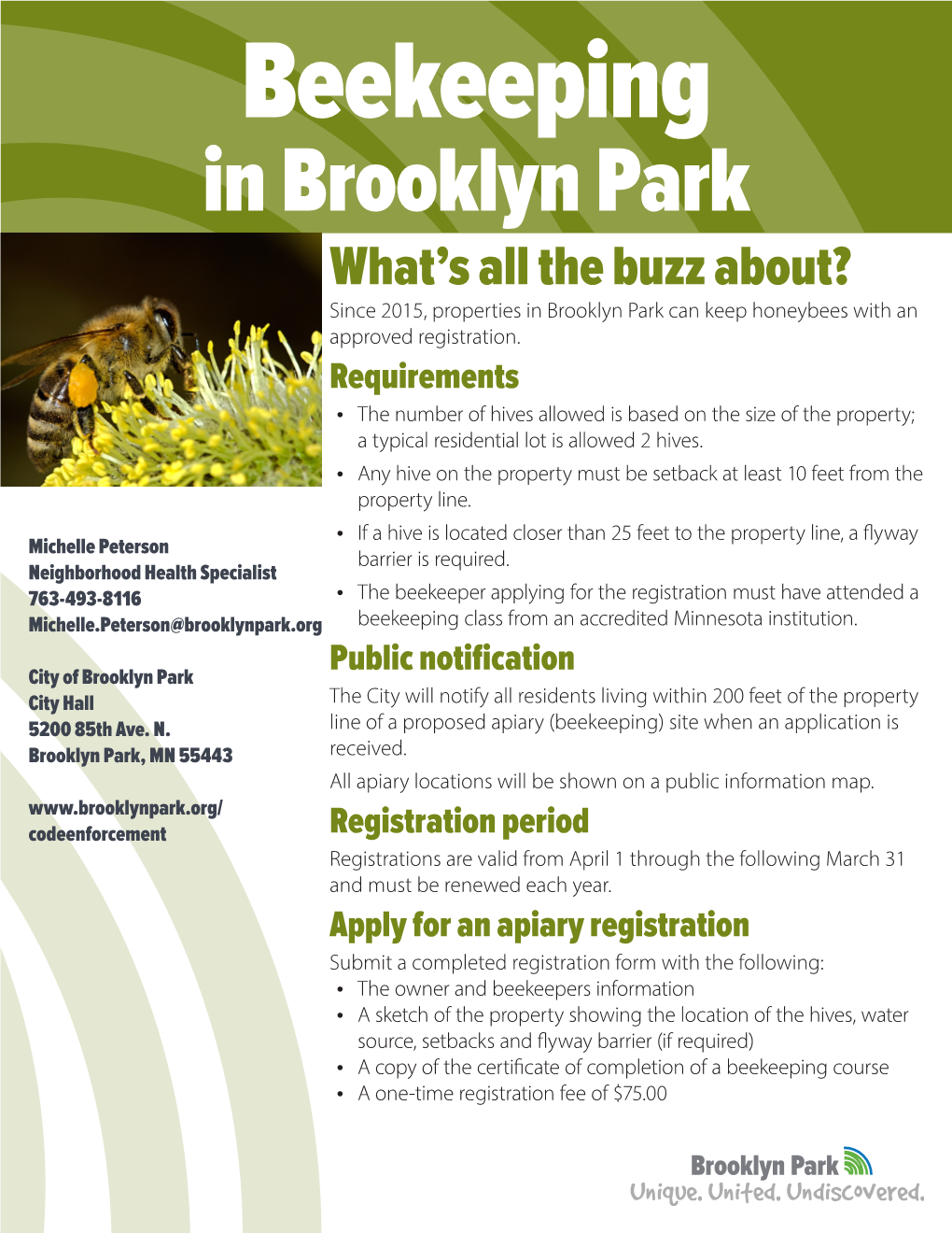 Beekeeping Registration Application (PDF)