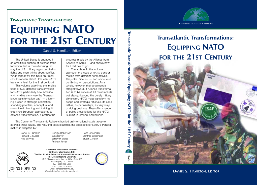 Transatlantic Transformations: Equipping NATO for the 21St Century