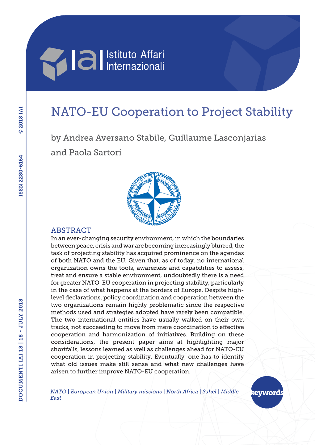 NATO-EU Cooperation to Project Stability