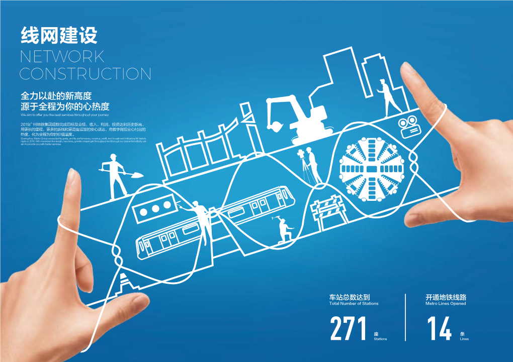 线网建设 线网建设 线网建设NETWORK CONSTRUCTION NETWORK CONSTRUCTION NETWORK CONSTRUCTION 全力以赴的新高度 源于全程为你的心热度 We Aim to Offer You the Best Services Throughout Your Journey