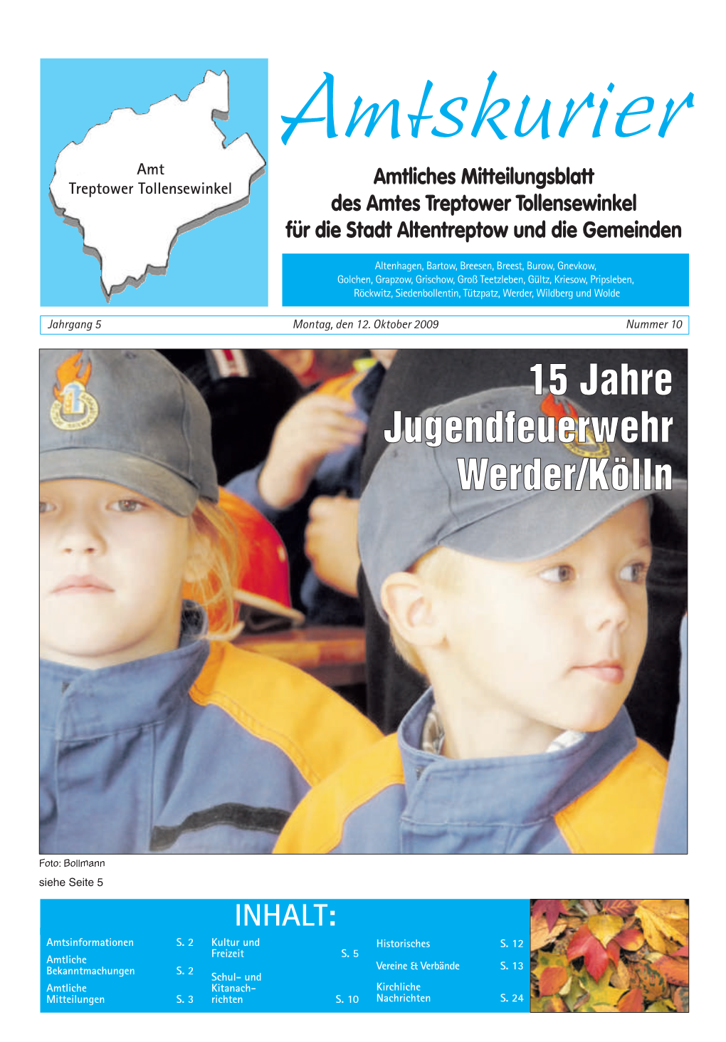 15 Jahre Jugendfeuerwehr Werder/Kölln