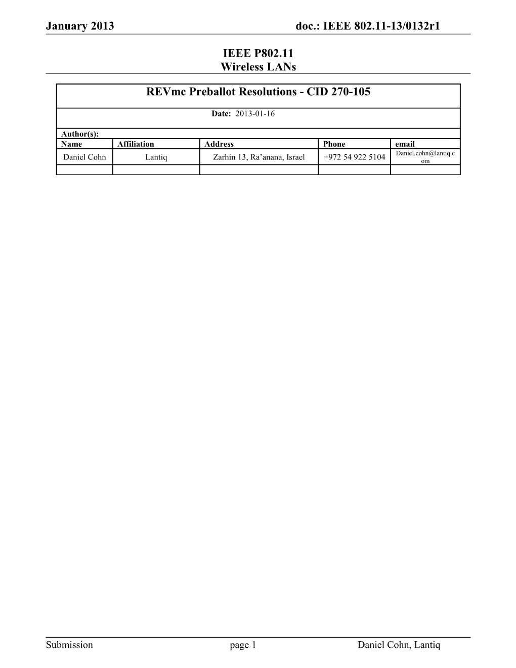 Revise- Make the Changes As Proposed in 11-12/1256R9