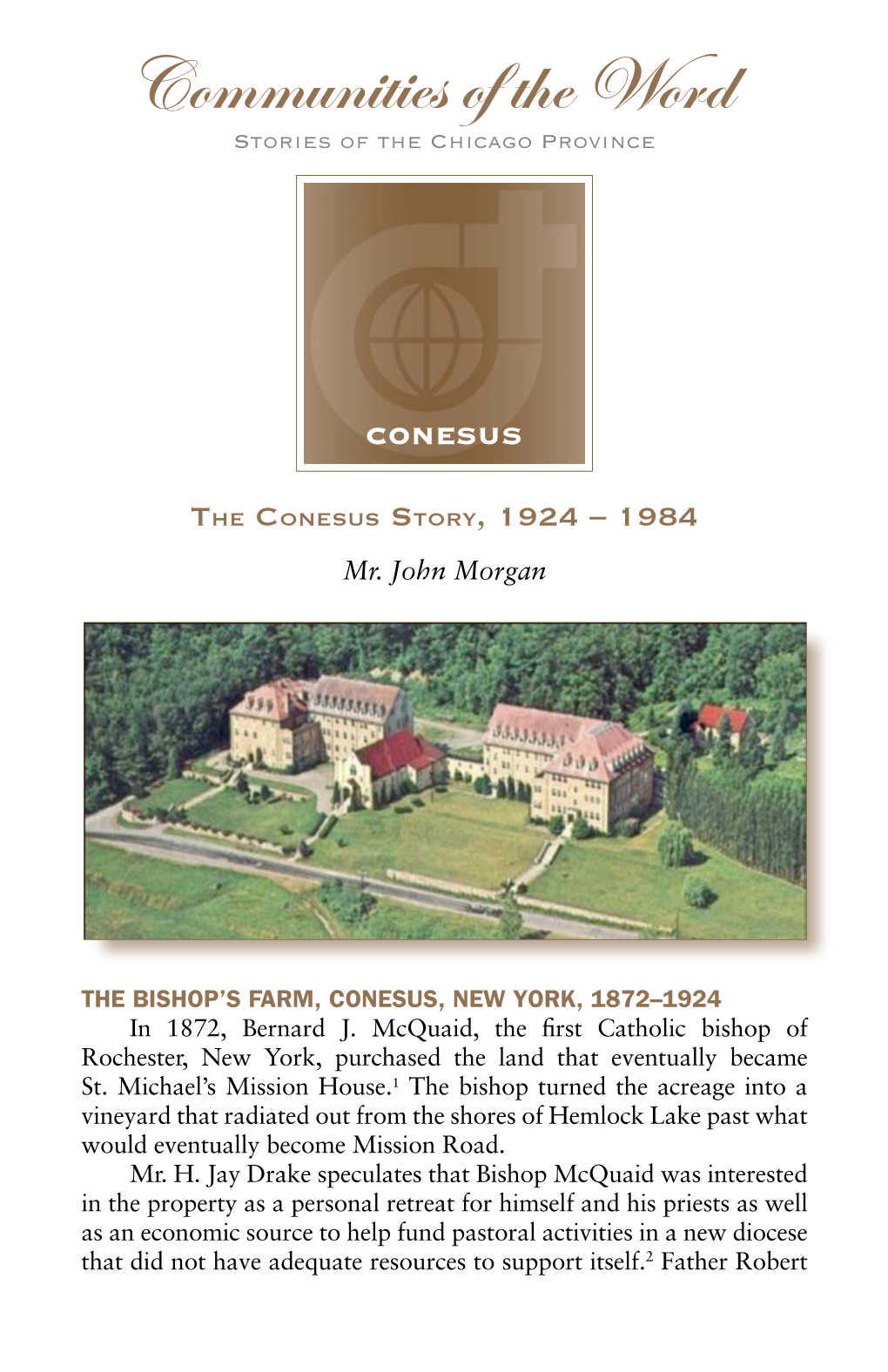 The Conesus Story, 1924 – 1984 Mr