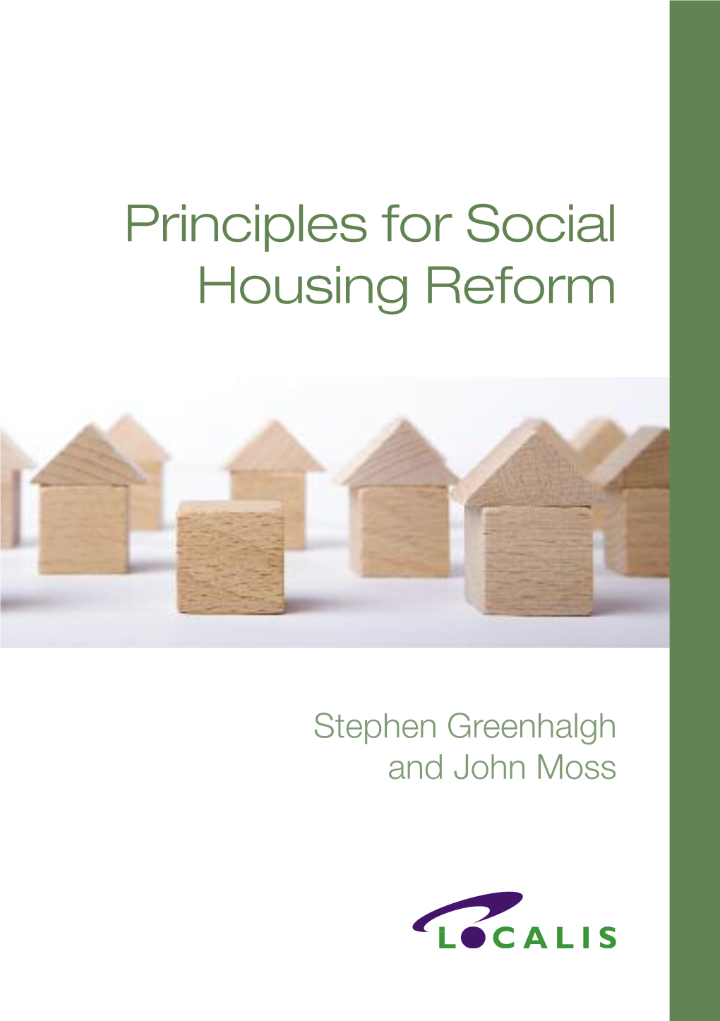 Principles for Social Housing Reform