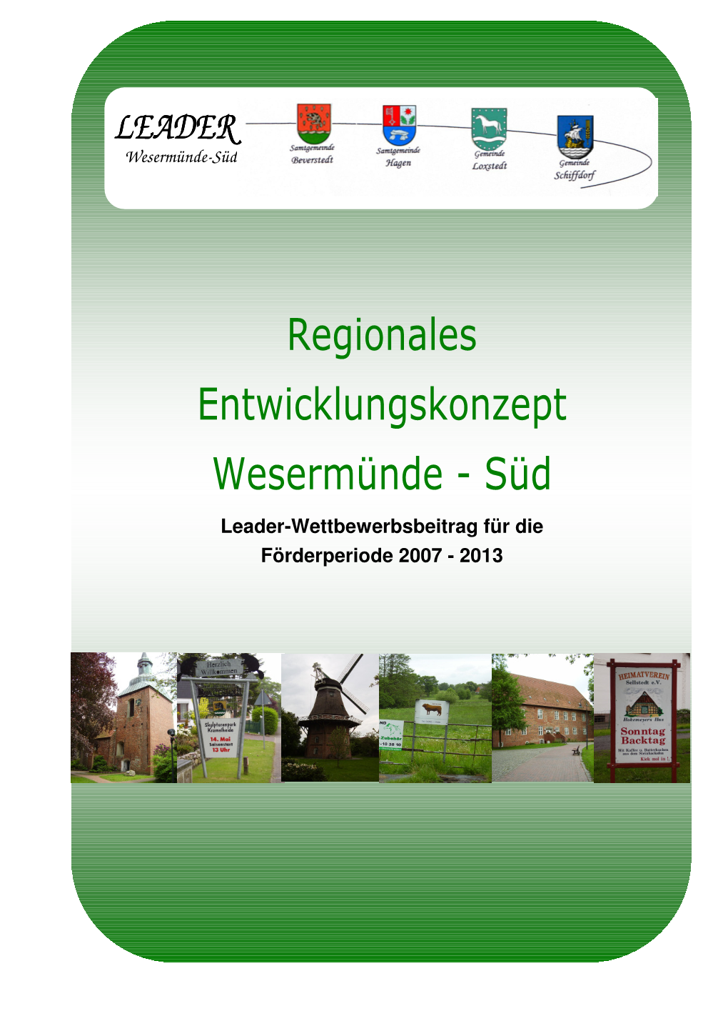 Regionales Entwicklungskonzept 2007 Bis 2013