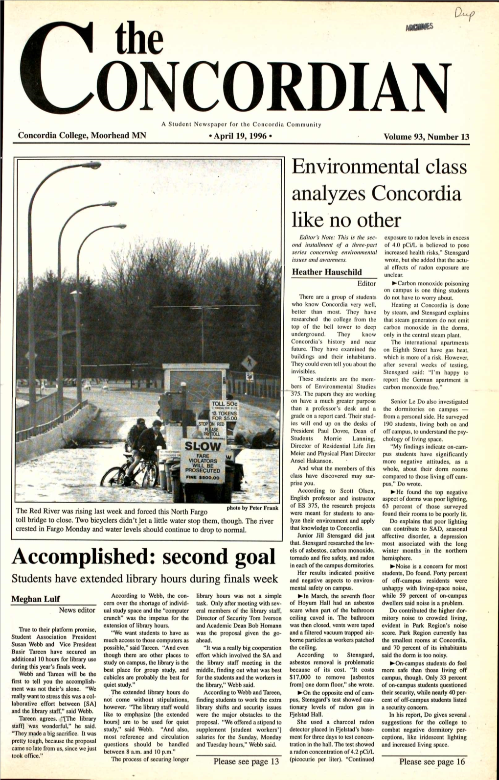 Second Goal Environmental Class Analyzes Concordia Like No Other