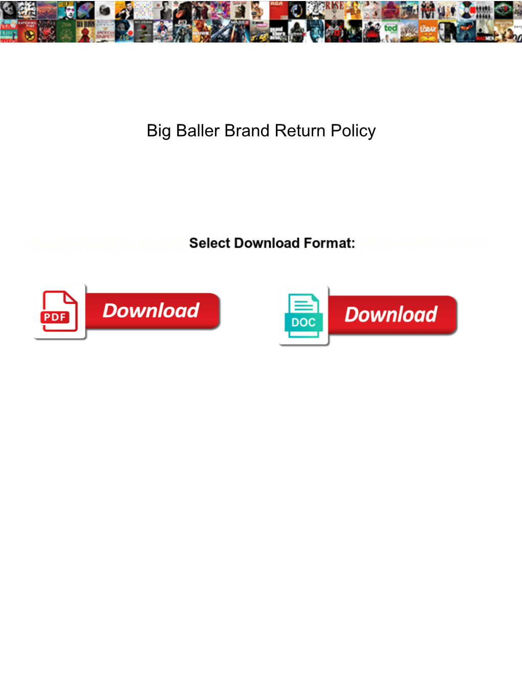 Big Baller Brand Return Policy