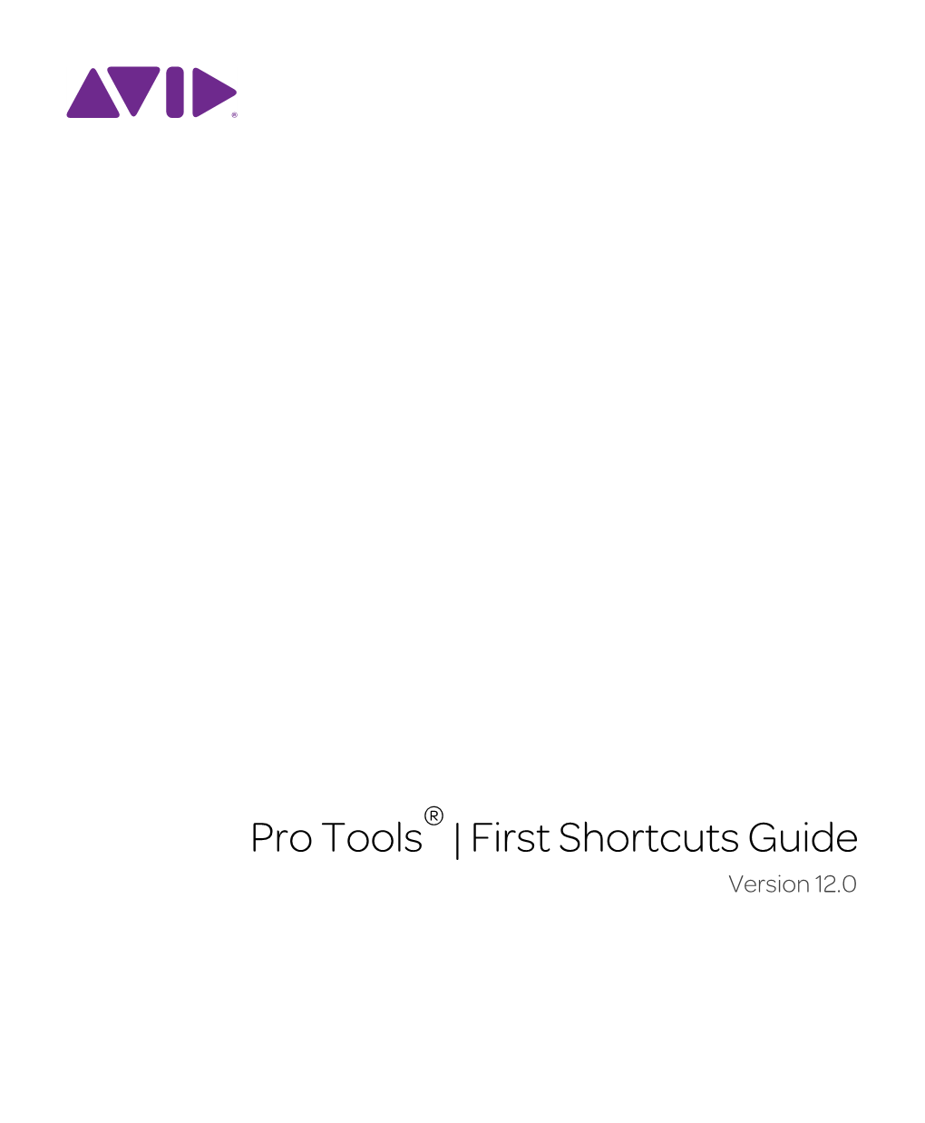 Pro Tools | First Shortcuts Guide Iii MIDI Events List