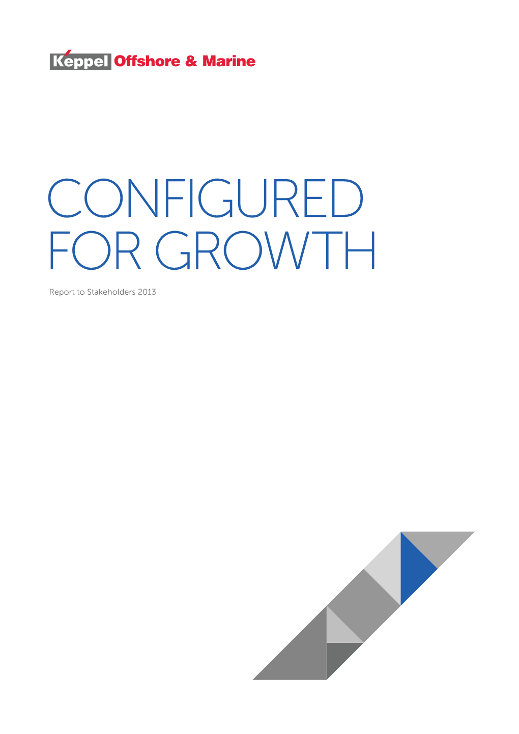 CONFIGURED for GROWTH Report to Stakeholders 2013 Vision Contents