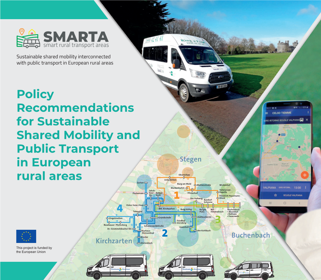 Policy Recommendations for Sustainable Shared Mobility and Public Transport in European Stegen