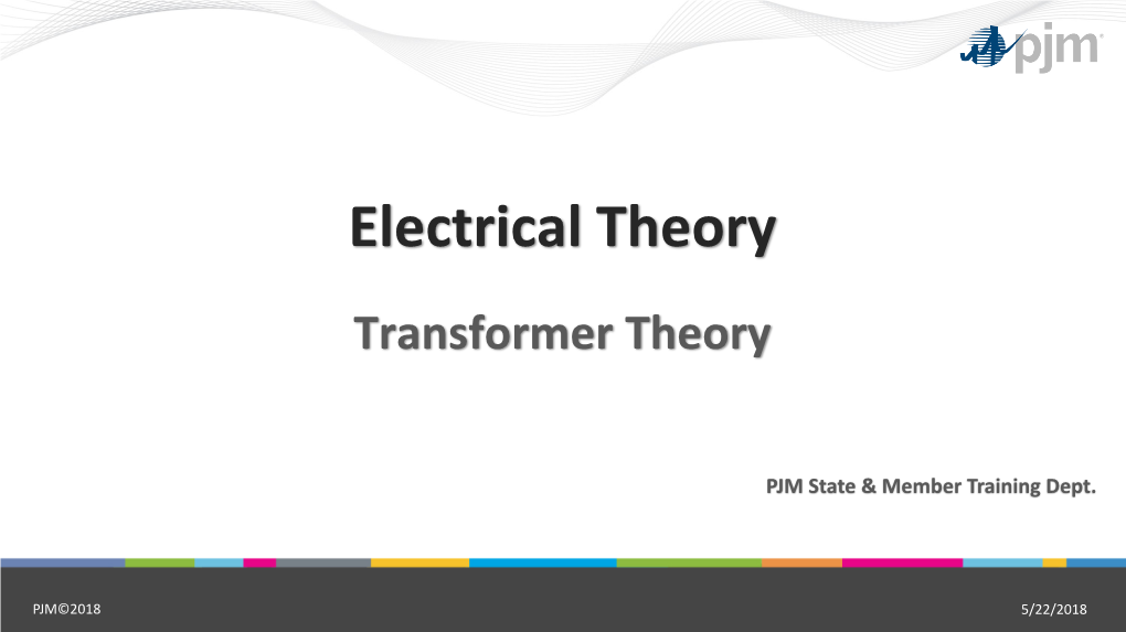 Electrical Theory Transformer Theory