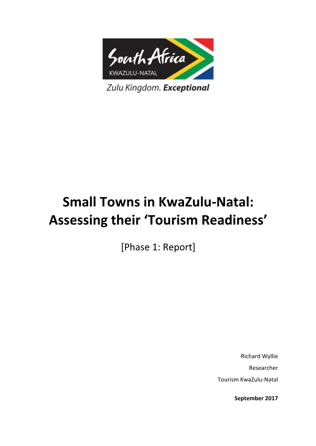 Research Paper No.255-Phase 1 Report Small Towns in KZN 2017