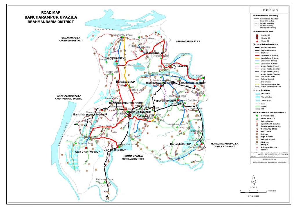 Inventory of LGED Road Network, March 2005, Bangladesh