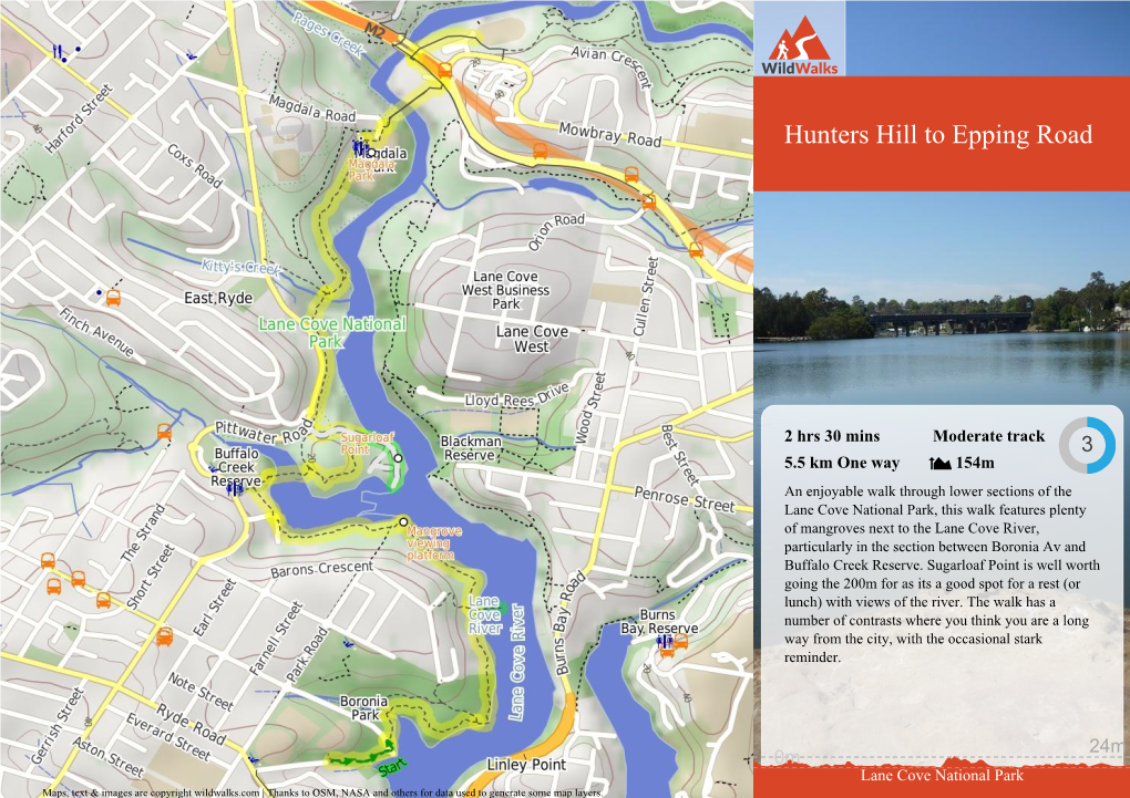 Hunters Hill to Epping Road