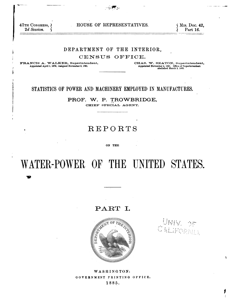 Reports on the Water-Power of the United States – Georgia Waters