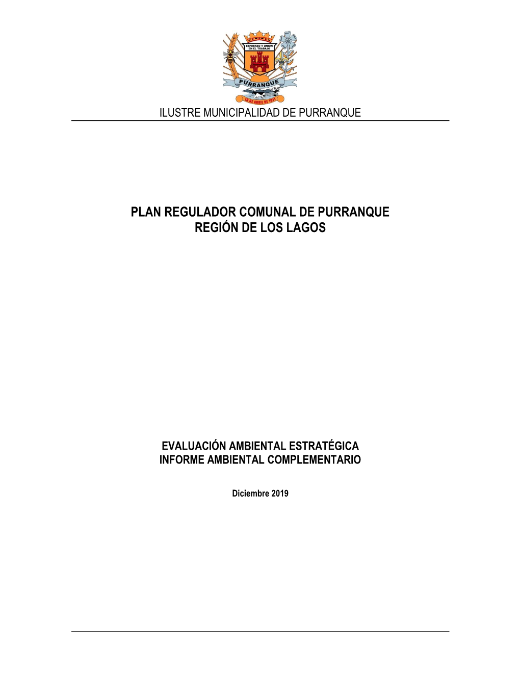 Plan Regulador Comunal De Purranque Región De Los Lagos