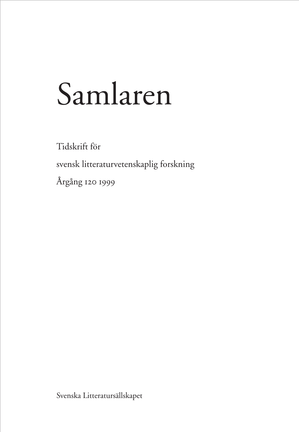 Birgitta Holm, Sara Lidman – I Liv Och Text