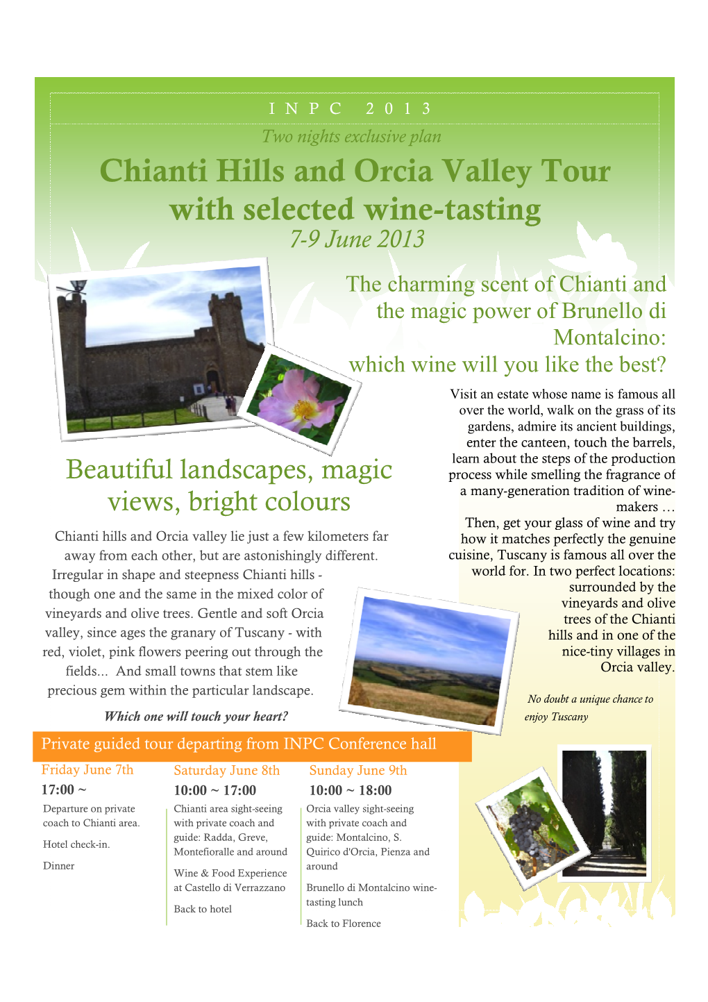 Tour Chianti Orcia