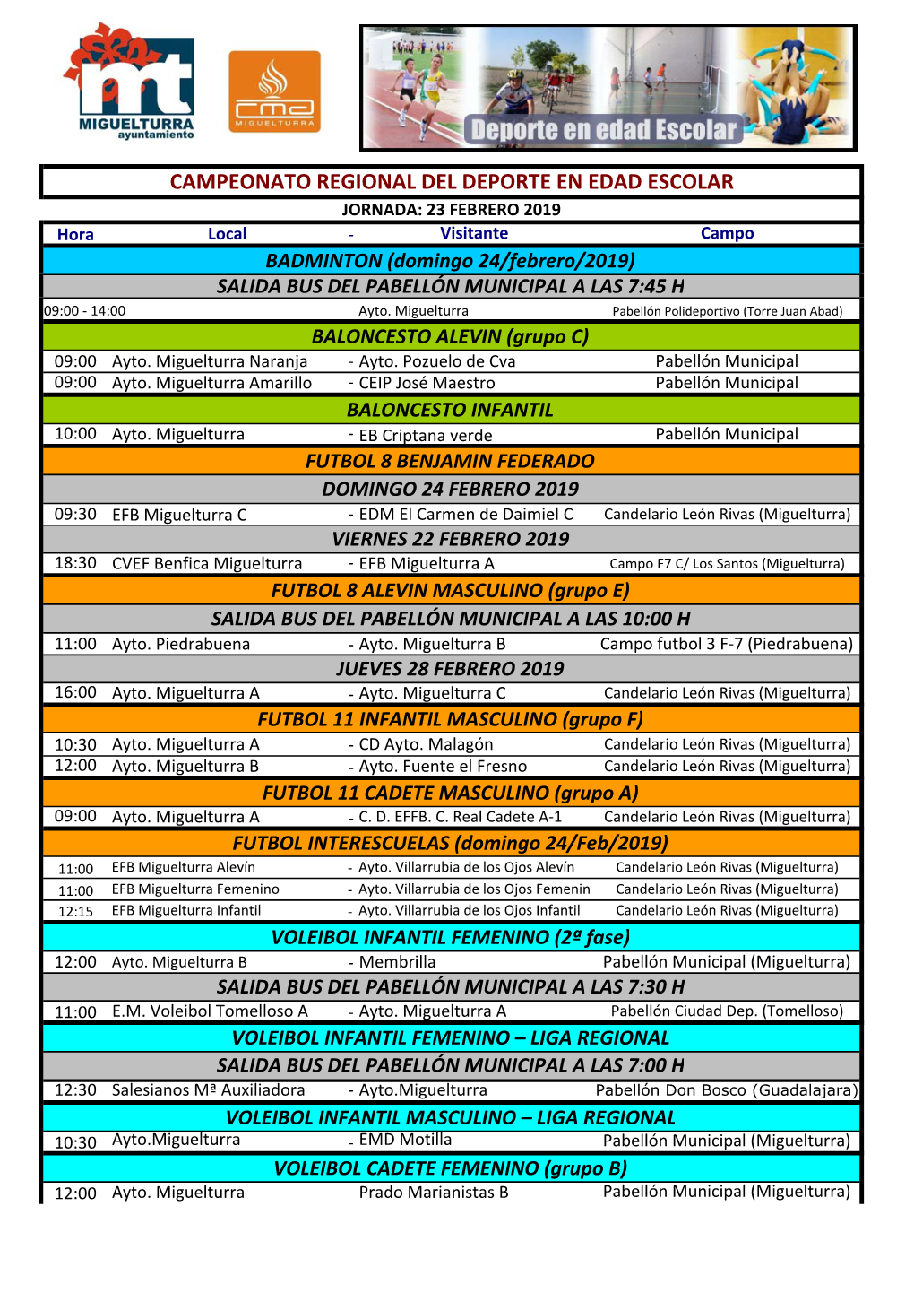 Jornadas Deporte Base 1819