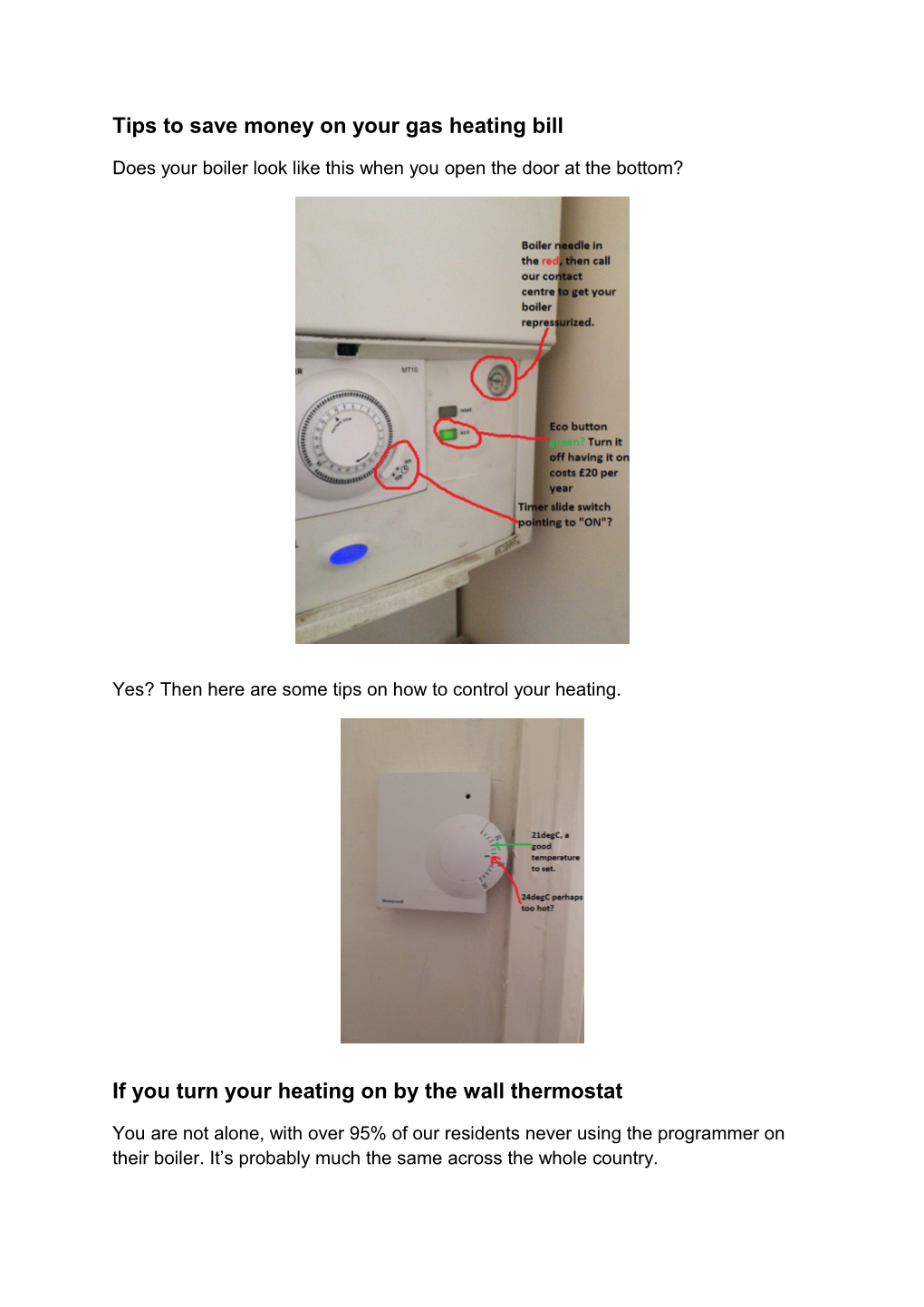 Tips to Save Money on Your Gas Heating Bill