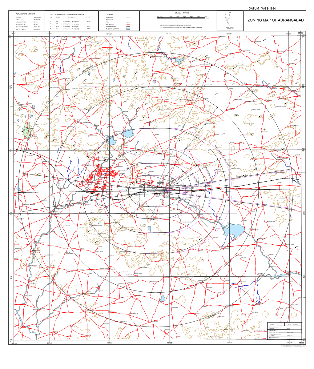 Zoning Map of Aurangabad 1 0 3