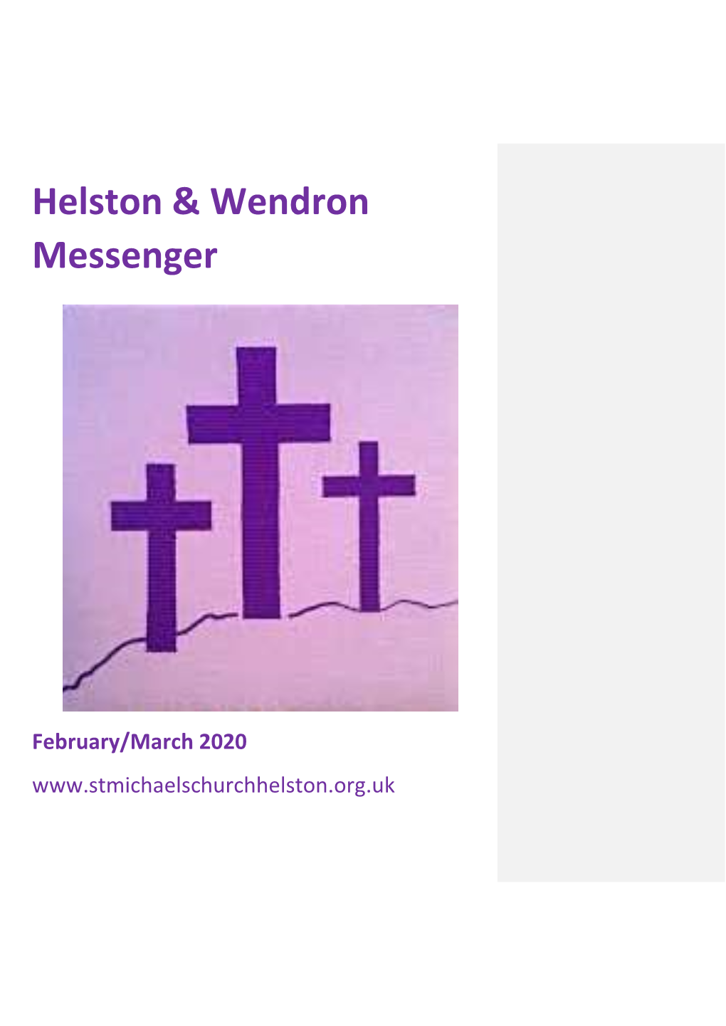 Helston & Wendron Messenger