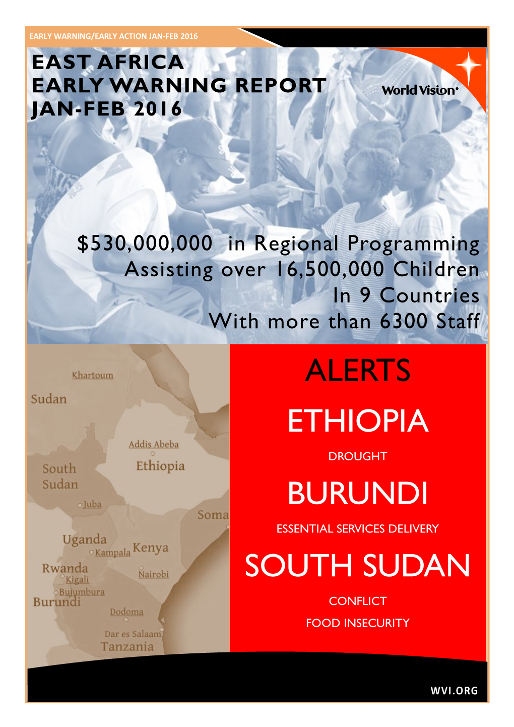 Alerts Ethiopia Burundi South Sudan