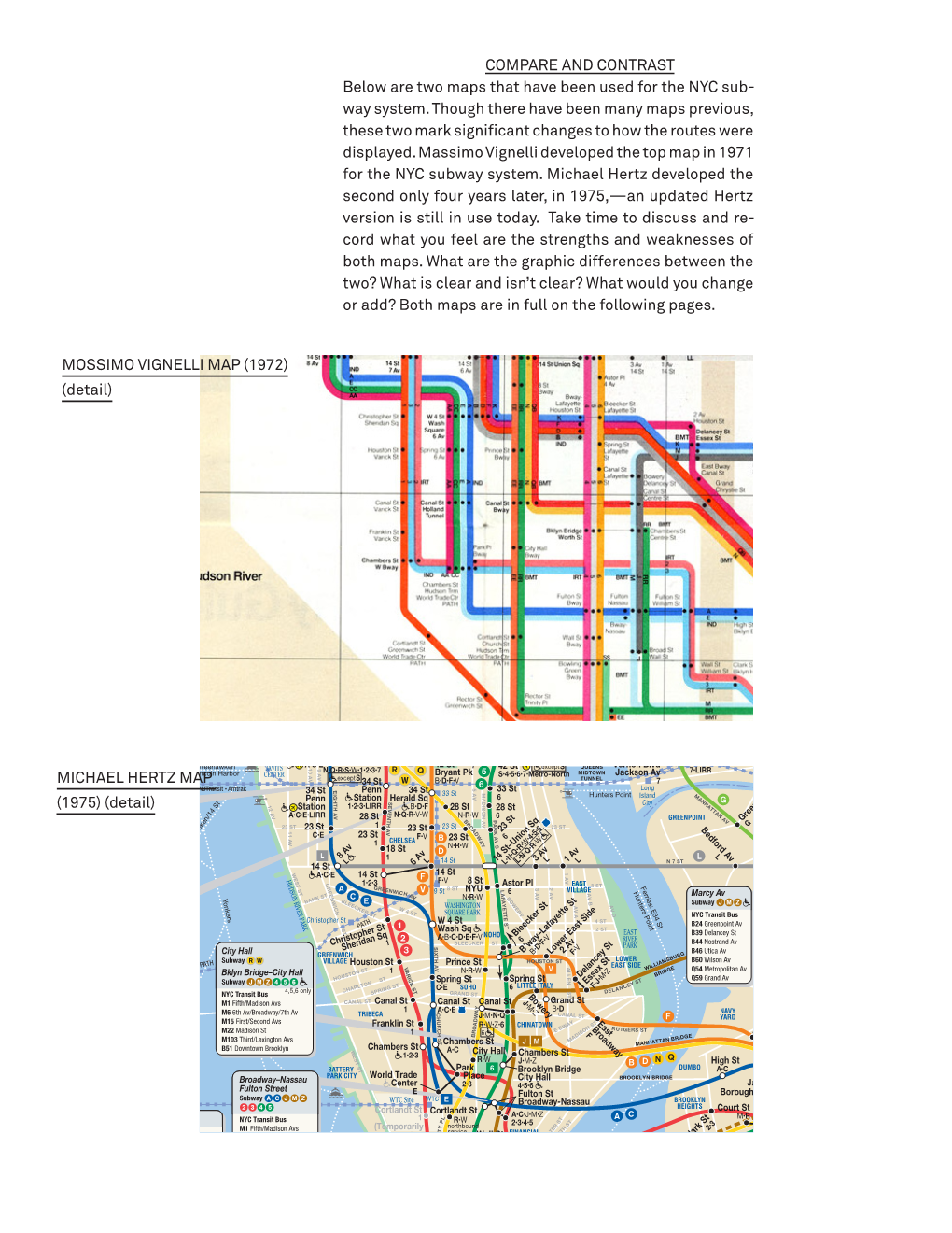 COMPARE and CONTRAST Below Are Two Maps That Have Been Used