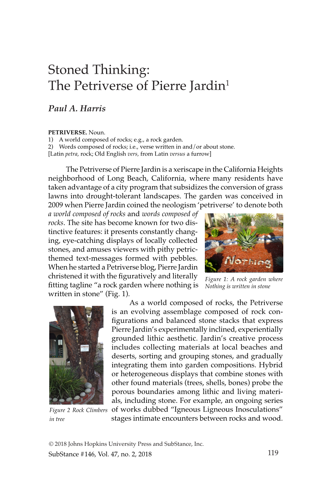Stoned Thinking: the Petriverse of Pierre Jardin1