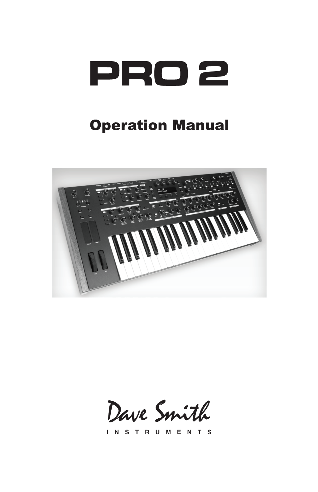 Pro 2 Operation Manual Getting Started 1 to Choose a Program: 1