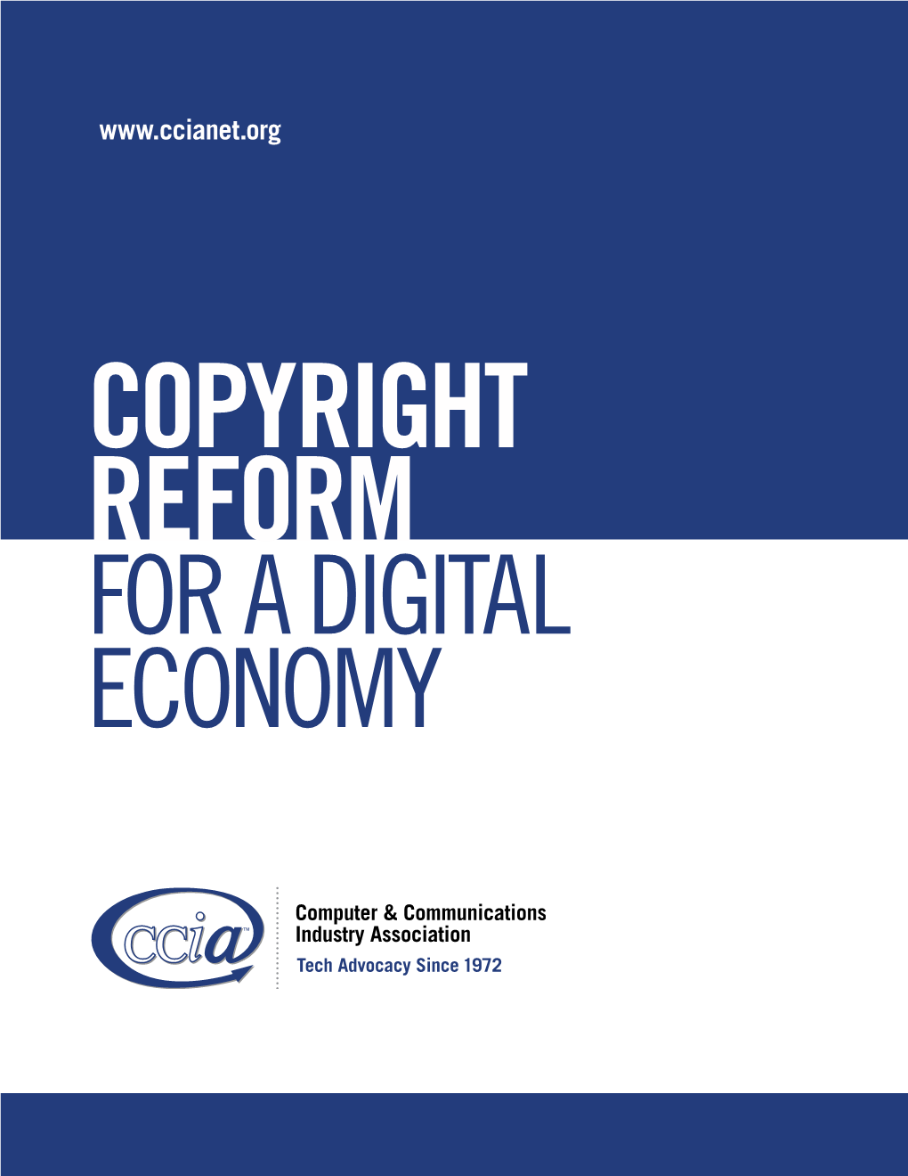 Copyright Reform for a Digital Economy Copyright Reform Research Paper for a Digital Economy