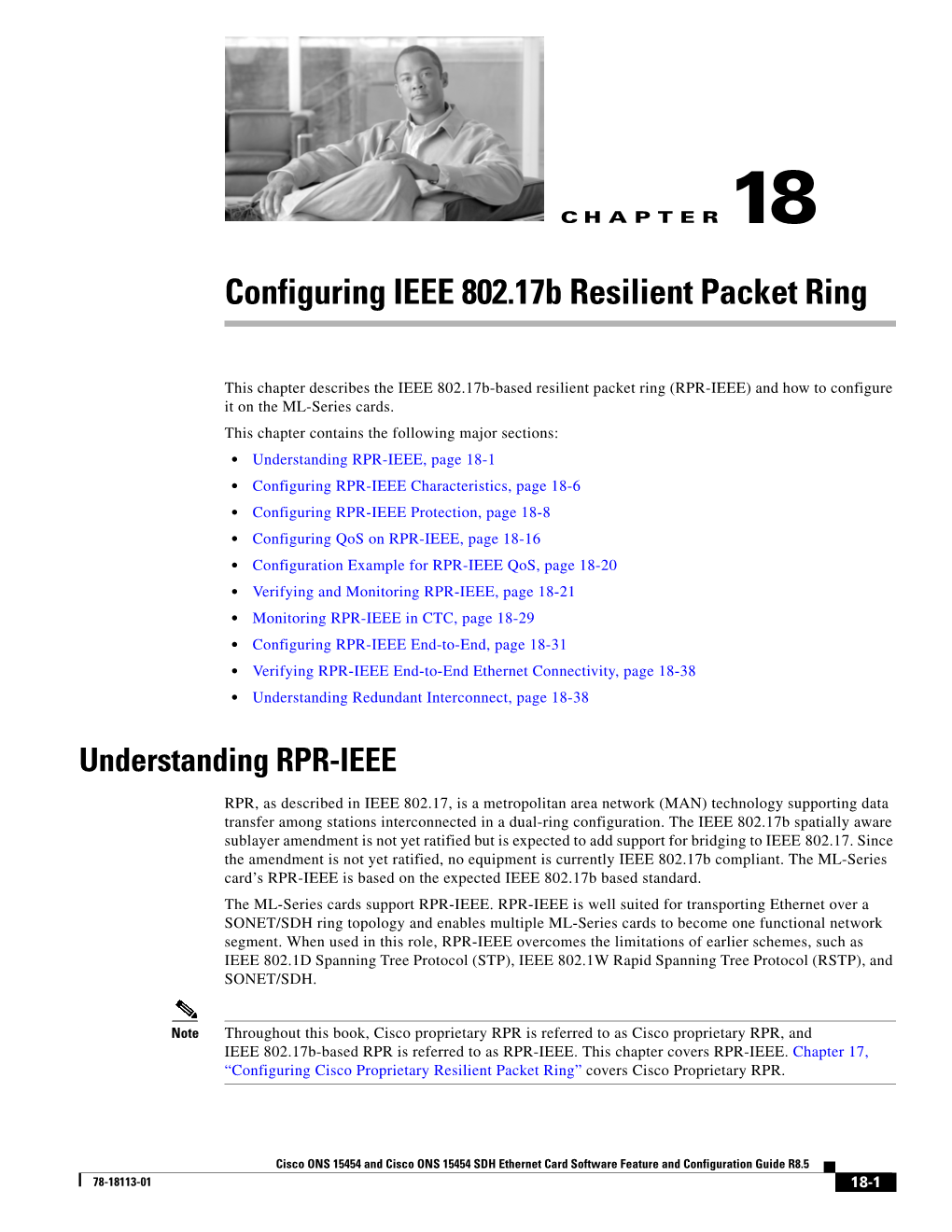 Configuring IEEE 802.17B Resilient Packet Ring