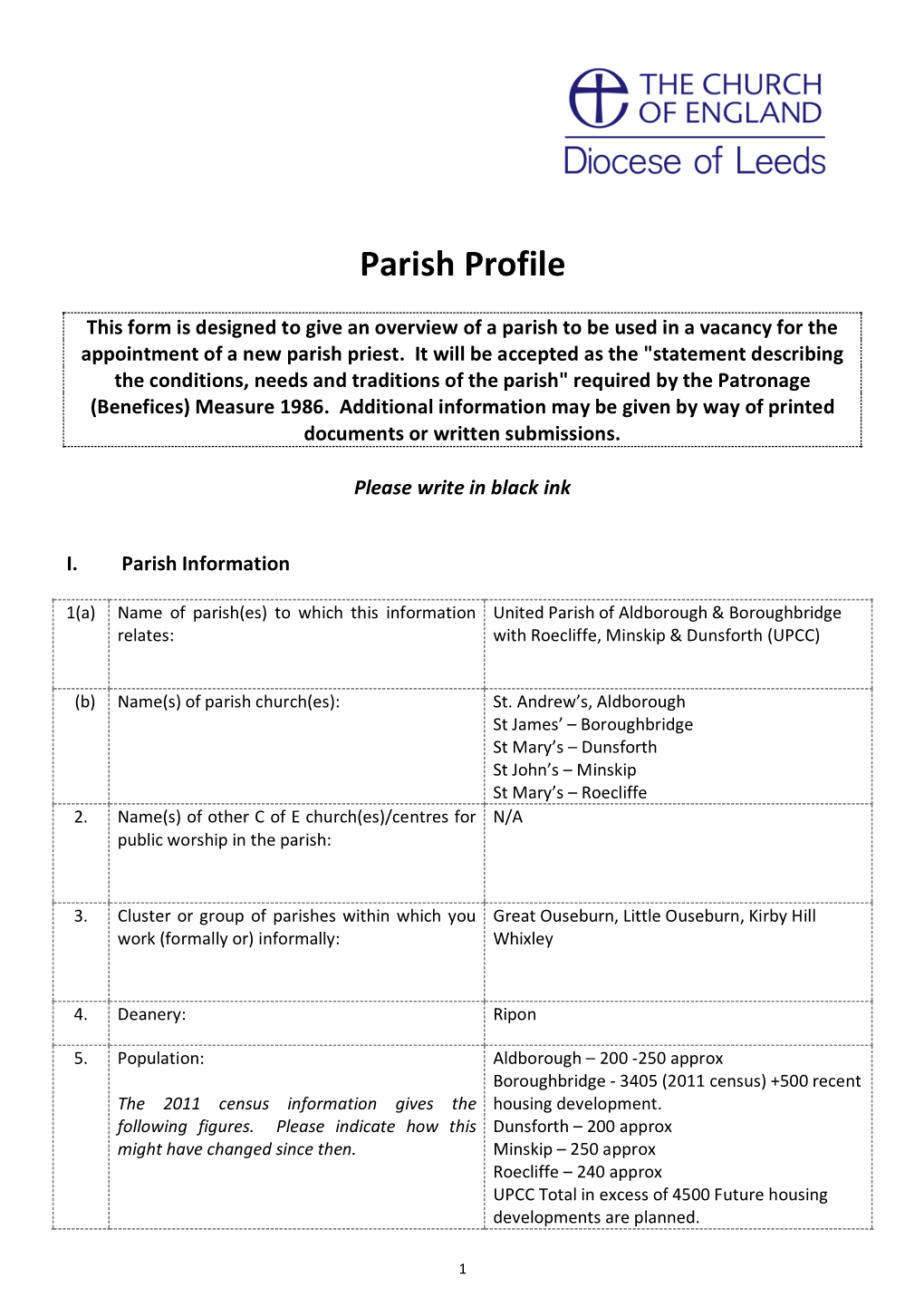 Parish Profile