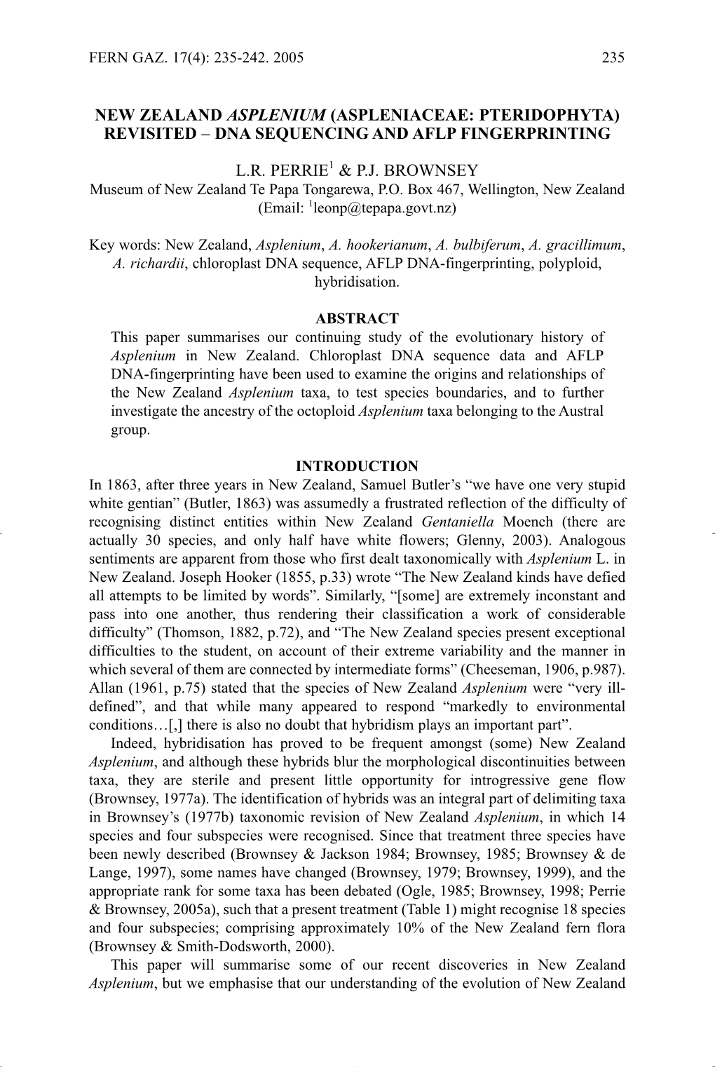 Fern Gazette V17 P4 V9.Qxd 01/02/2006 09:51 Page 235