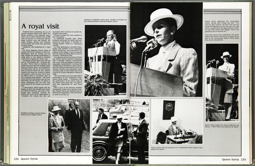 To View Photos of the Queen's Visit in the 1988 Rockety-I