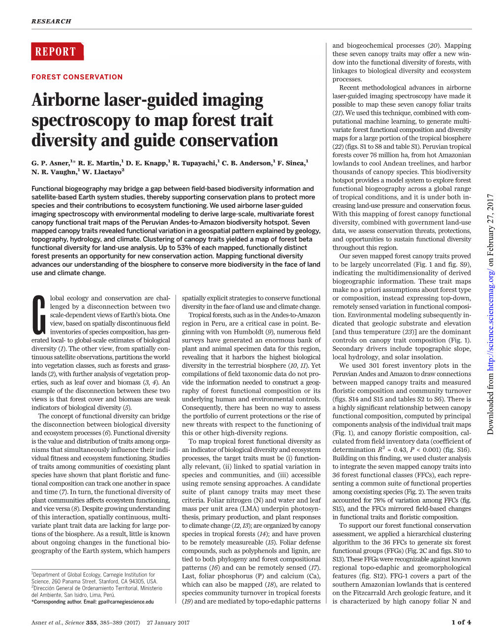 Asner Etal 2017 Science Laser