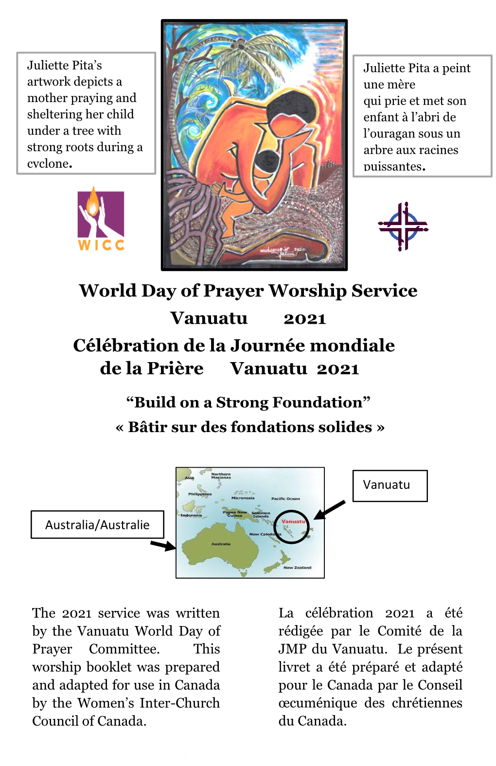 World Day of Prayer Worship Service Vanuatu 2021 Célébration De La Journée Mondiale De La Prière Vanuatu 2021