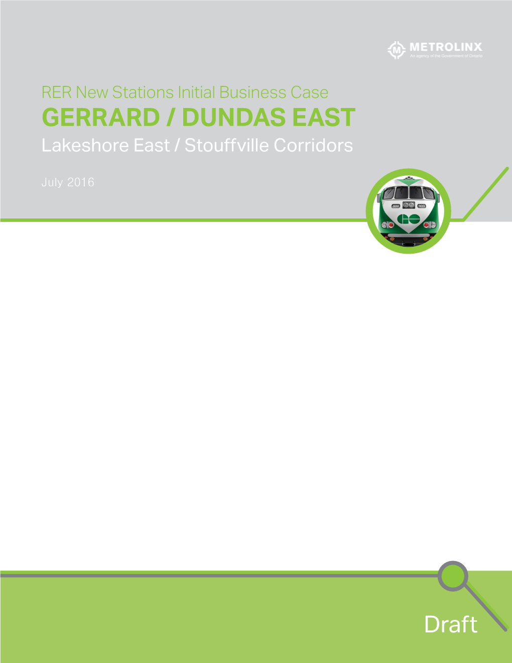 Gerrard/Dundas East-Logan Cluster Screening