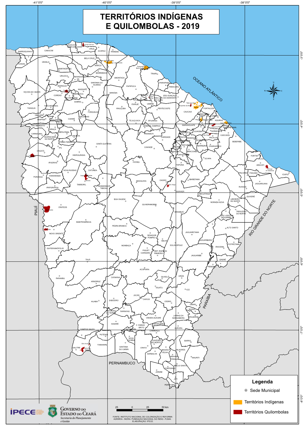 Territórios Indígenas E Quilombolas - 2019