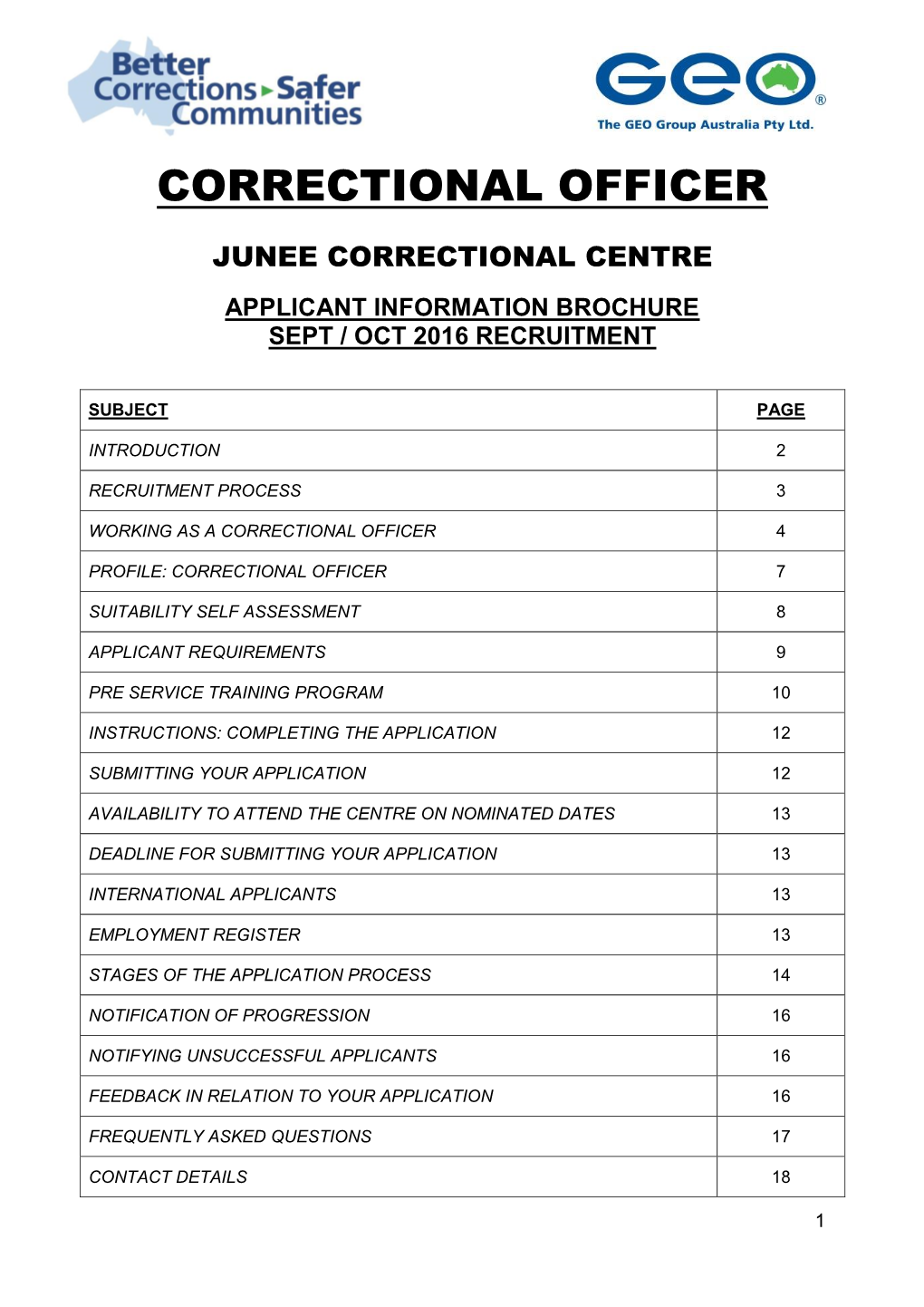 The GEO Group at Junee Correctional Centre